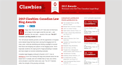 Desktop Screenshot of clawbies.ca
