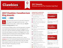 Tablet Screenshot of clawbies.ca